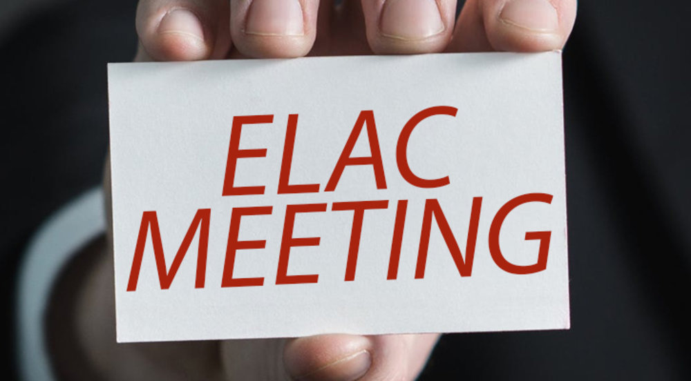 ELAC Meeting