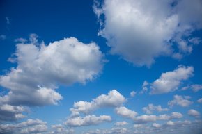 Blue sky and clouds