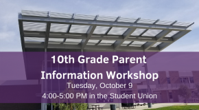 10th Grade Parent Workshop