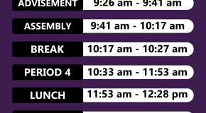Assembly schedule