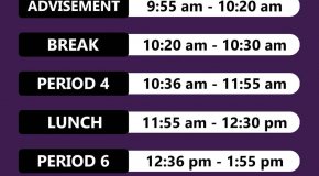 Friday 8:30 start schedule