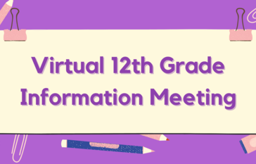Virtual 12th Grade Parent Information Meeting