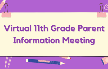 Virtual 11th Grade Parent Information Meeting