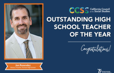Jon Resendez, Outstanding High School Teacher of the Year