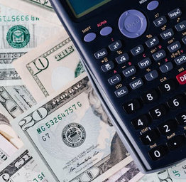 Calculator and Cash