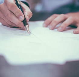 Writing on paper