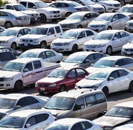 Cars in Parking Lot