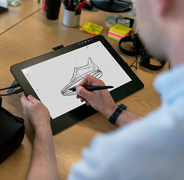 Drawing Application on Tablet