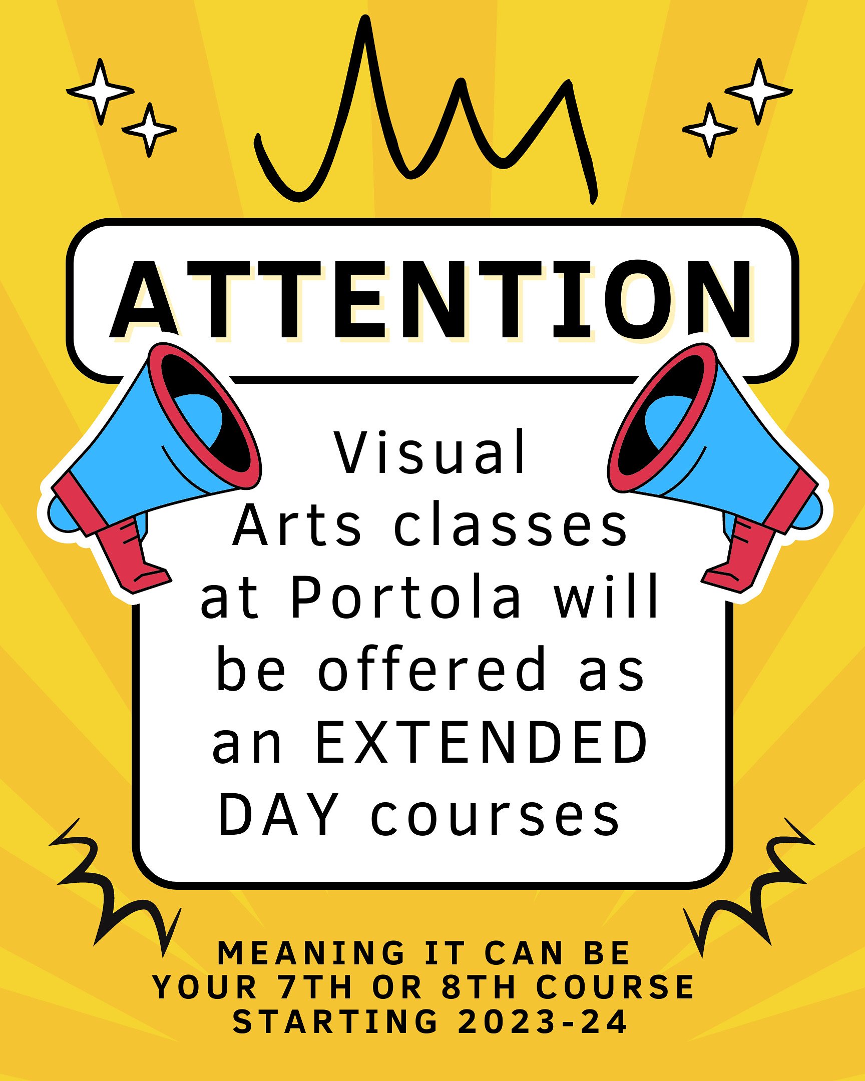 Visual Arts Classes Offered 7th or 8th Graphic