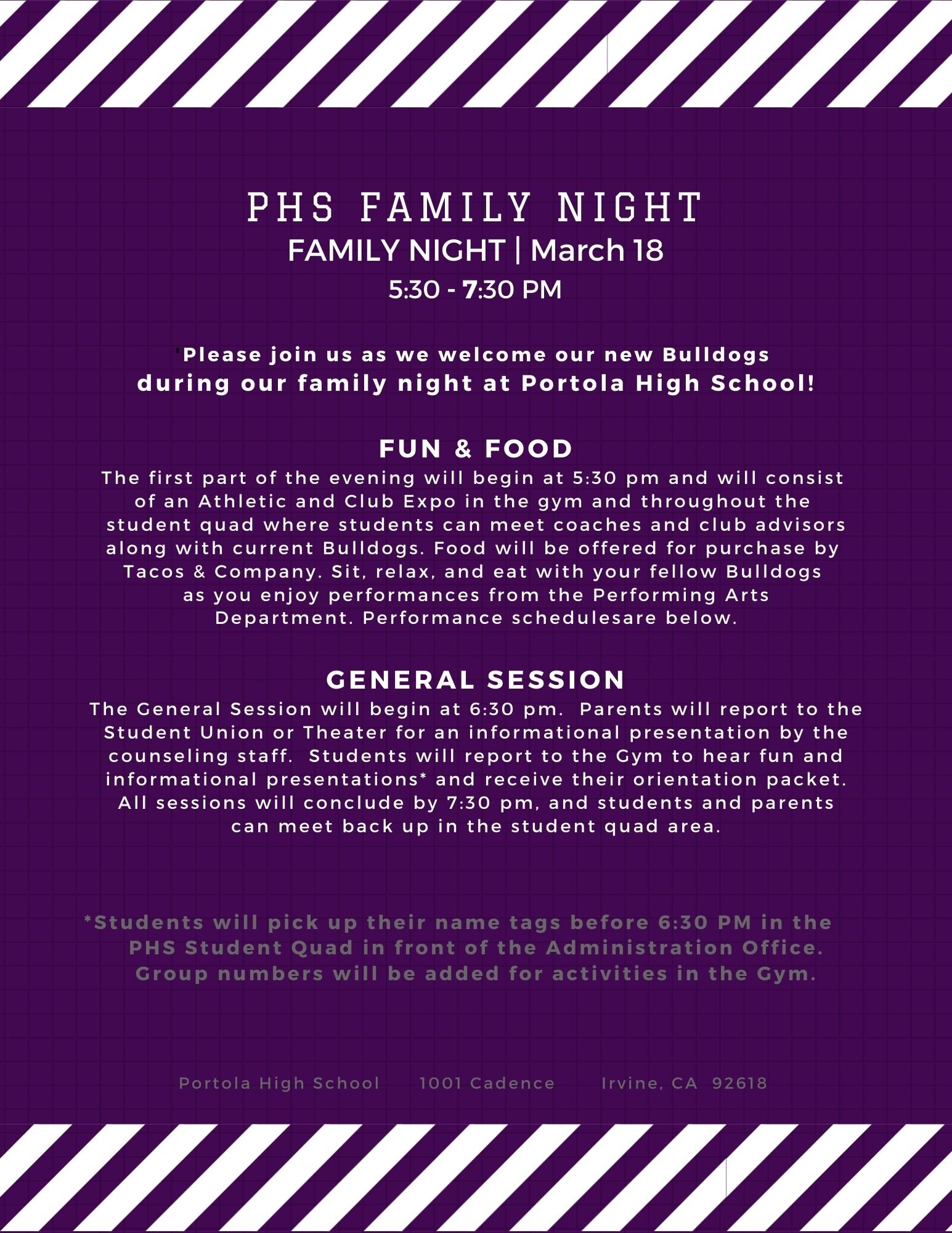 PHS Family Night