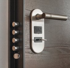 door with locks
