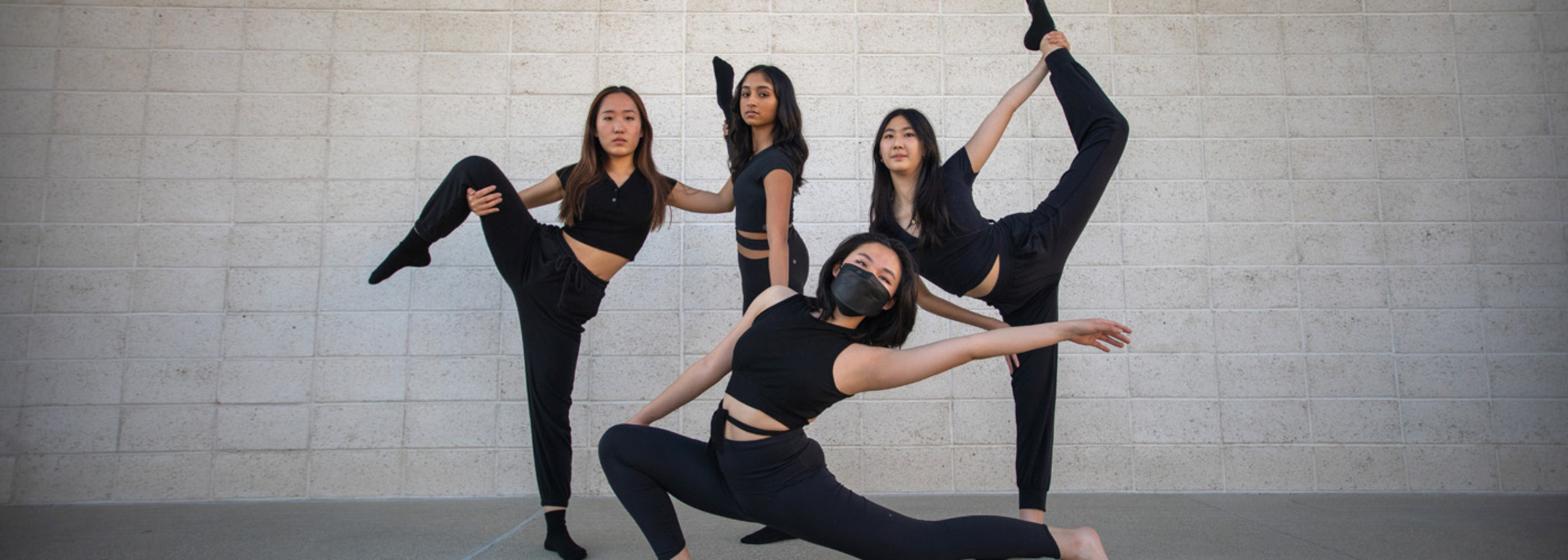 Dancers posed