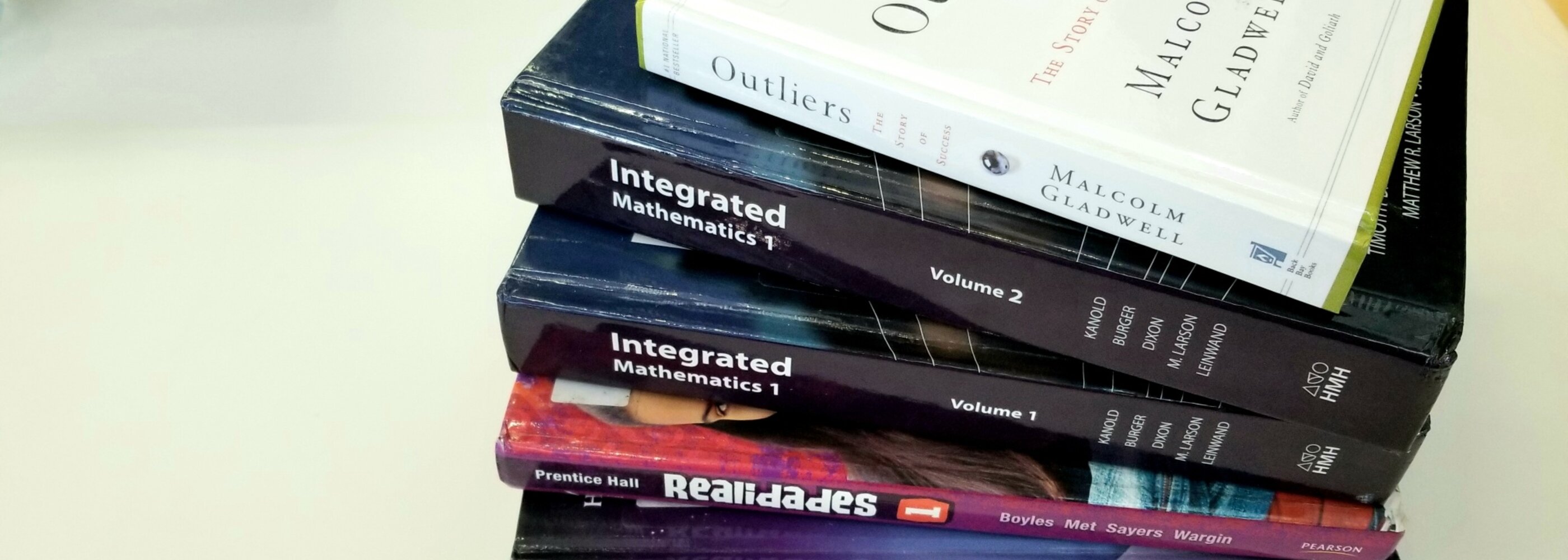 Stack of 5 Textbooks
