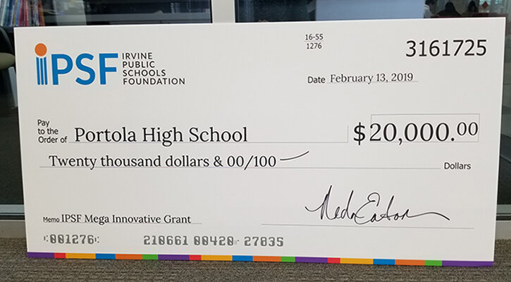 IPSF Grant Check