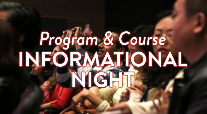 Parents at Information Night