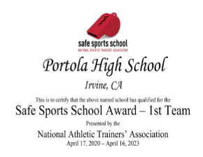 Safe Sports Award
